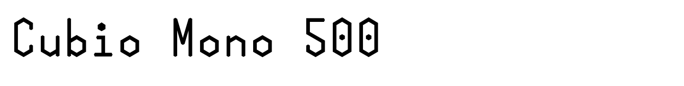 Cubio Mono 500